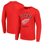 Detroit Red Wings Starter Logo Long Sleeve T-Shirt - Red - NHL 202216222