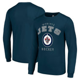 Winnipeg Jets Starter Logo Long Sleeve T-Shirt - Navy - NHL 202216227