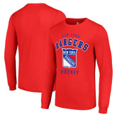 New York Rangers Starter Logo Long Sleeve T-Shirt - Red - NHL 202216235