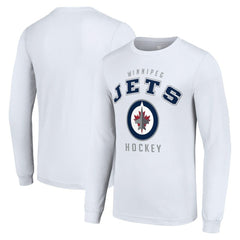 Winnipeg Jets Starter Logo Long Sleeve T-Shirt - White - NHL 202216236