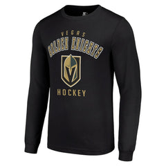 Vegas Golden Knights Starter Logo Long Sleeve T-Shirt - Black - NHL 202216239
