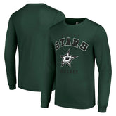 Dallas Stars Starter Logo Long Sleeve T-Shirt - Military Green - NHL 202216240