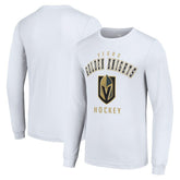 Vegas Golden Knights Starter Logo Long Sleeve T-Shirt - White - NHL 202216242