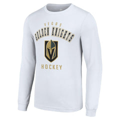 Vegas Golden Knights Starter Logo Long Sleeve T-Shirt - White - NHL 202216242
