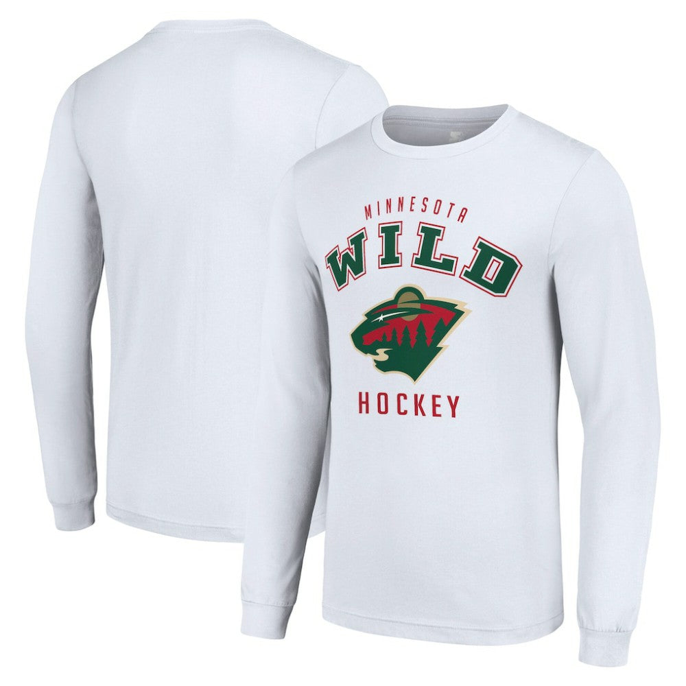 Minnesota Wild Starter Logo Long Sleeve T-Shirt - White - NHL 202216246