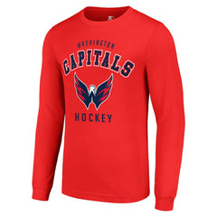 Washington Capitals Starter Logo Long Sleeve T-Shirt - Red - NHL 202216247
