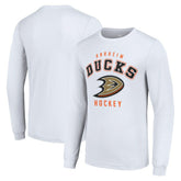 Anaheim Ducks Starter Logo Long Sleeve T-Shirt - White - NHL 202216248