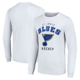 St. Louis Blues Starter Logo Long Sleeve T-Shirt - White - NHL 202216262