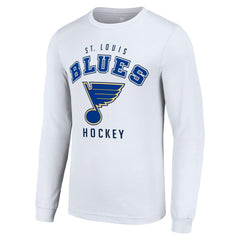 St. Louis Blues Starter Logo Long Sleeve T-Shirt - White - NHL 202216262