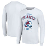 Colorado Avalanche Starter Logo Long Sleeve T-Shirt - White - NHL 202216264