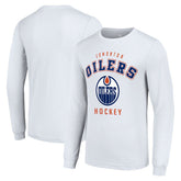Edmonton Oilers Starter Logo Long Sleeve T-Shirt - White - NHL 202216269