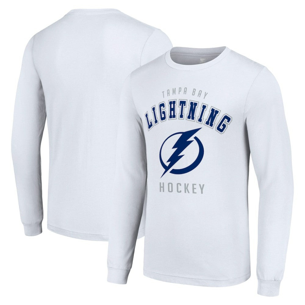 Tampa Bay Lightning Starter Logo Long Sleeve T-Shirt - White - NHL 202216271