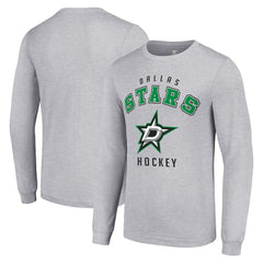 Dallas Stars Starter Logo Long Sleeve T-Shirt - Heather Gray - NHL 202216282