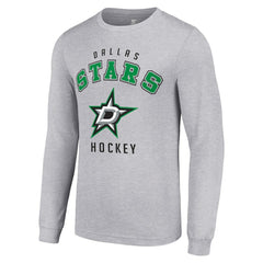 Dallas Stars Starter Logo Long Sleeve T-Shirt - Heather Gray - NHL 202216282