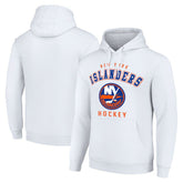 New York Islanders Starter Logo Pullover Hoodie - White - NHL 202216310