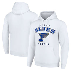 St. Louis Blues Starter Logo Pullover Hoodie - White - NHL 202216322