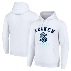 Seattle Kraken Starter Logo Pullover Hoodie - White - NHL 202216324