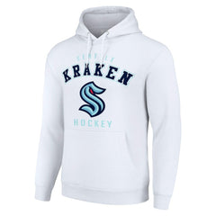 Seattle Kraken Starter Logo Pullover Hoodie - White - NHL 202216324