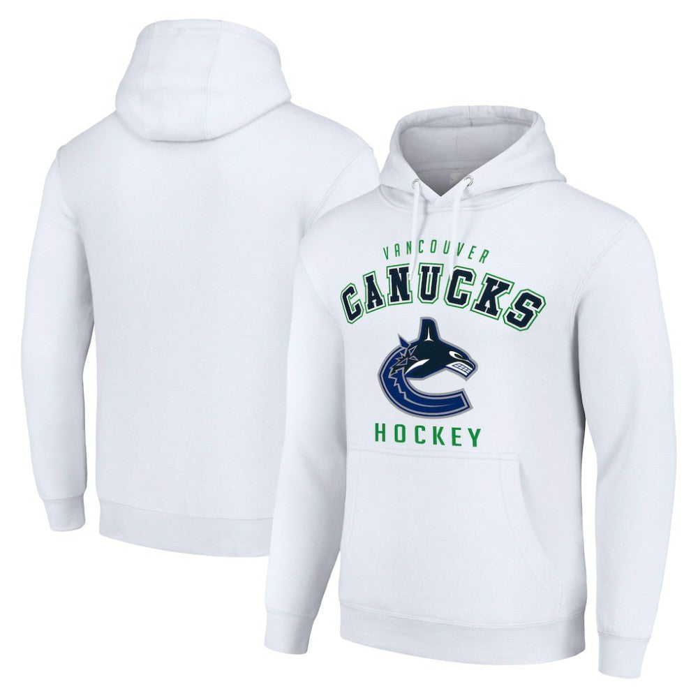 Vancouver Canucks Starter Logo Pullover Hoodie - White - NHL 202216326