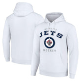 Winnipeg Jets Starter Logo Pullover Hoodie - White - NHL 202216329