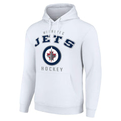 Winnipeg Jets Starter Logo Pullover Hoodie - White - NHL 202216329