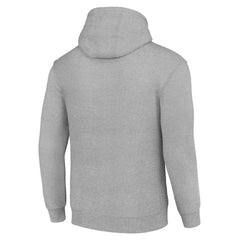 Calgary Flames Starter Logo Pullover Hoodie - Heather Gray - NHL 202216341