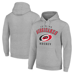 Carolina Hurricanes Starter Logo Pullover Hoodie - Heather Gray - NHL 202216343