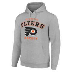 Philadelphia Flyers Starter Logo Pullover Hoodie - Heather Gray - NHL 202216350