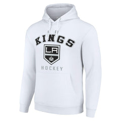 Los Angeles Kings Starter Logo Pullover Hoodie - White - NHL 202216358