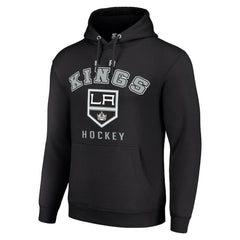 Los Angeles Kings Starter Logo Pullover Hoodie - Black - NHL 202216370