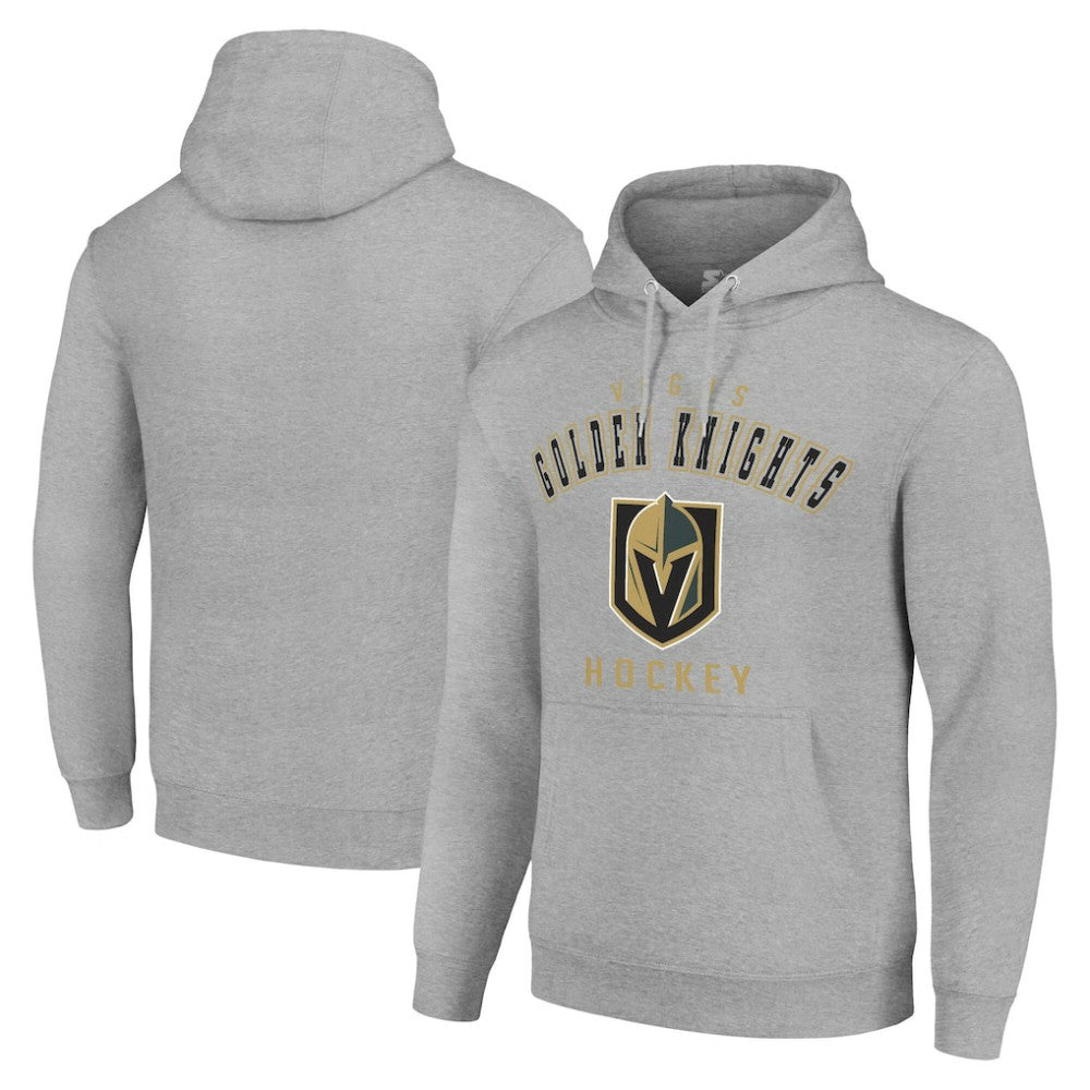 Vegas Golden Knights Starter Logo Pullover Hoodie - Heather Gray - NHL 202216374