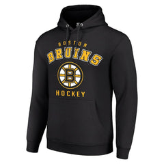 Boston Bruins Starter Logo Pullover Hoodie - Black - NHL 202216376