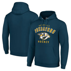 Nashville Predators Starter Logo Pullover Hoodie - Navy - NHL 202216384