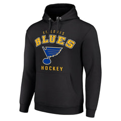 St. Louis Blues Starter Logo Pullover Hoodie - Black - NHL 202216386