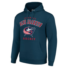 Columbus Blue Jackets Starter Logo Pullover Hoodie - Navy - NHL 202216391
