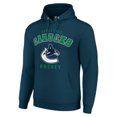Vancouver Canucks Starter Logo Pullover Hoodie - Navy - NHL 202216393