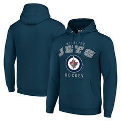 Winnipeg Jets Starter Logo Pullover Hoodie - Navy - NHL 202216395
