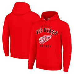 Detroit Red Wings Starter Logo Pullover Hoodie - Red - NHL 202216399
