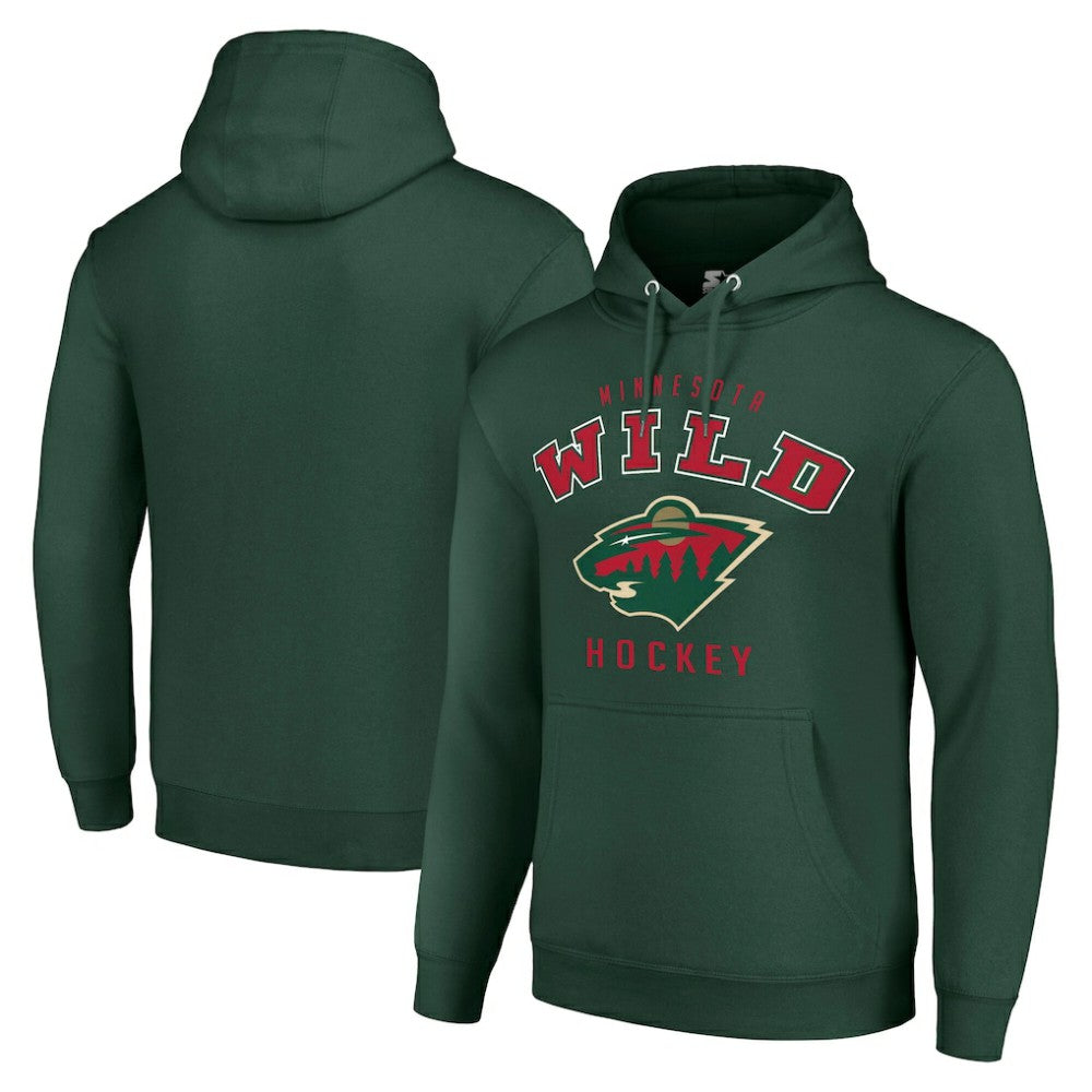 Minnesota Wild Starter Logo Pullover Hoodie - Green - NHL 202216402