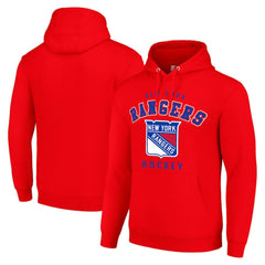 New York Rangers Starter Logo Pullover Hoodie - Red - NHL 202216406