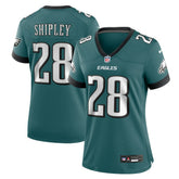 Nike Will Shipley Philadelphia Eagles Women's Team Game Jersey Midnight Green