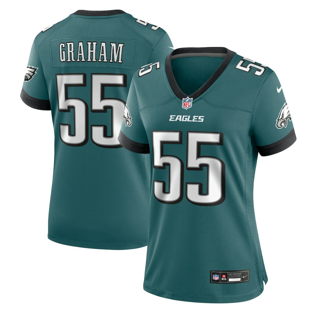 Nike Brandon Graham Philadelphia Eagles Women's Team Game Jersey Midnight Green