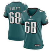 Nike Jordan Mailata Philadelphia Eagles Women's Team Game Jersey Midnight Green