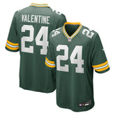 Nike Carrington Valentine Green Bay Packers Game Jersey Green