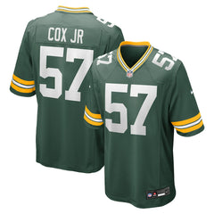 Nike Brenton Cox Jr. Green Bay Packers Game Jersey Green