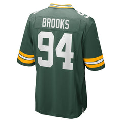 Nike Karl Brooks Green Bay Packers Game Jersey Green