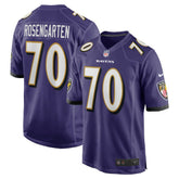 Nike Roger Rosengarten Baltimore Ravens Team Game Jersey Purple