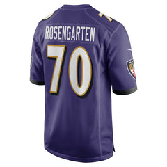 Nike Roger Rosengarten Baltimore Ravens Team Game Jersey Purple