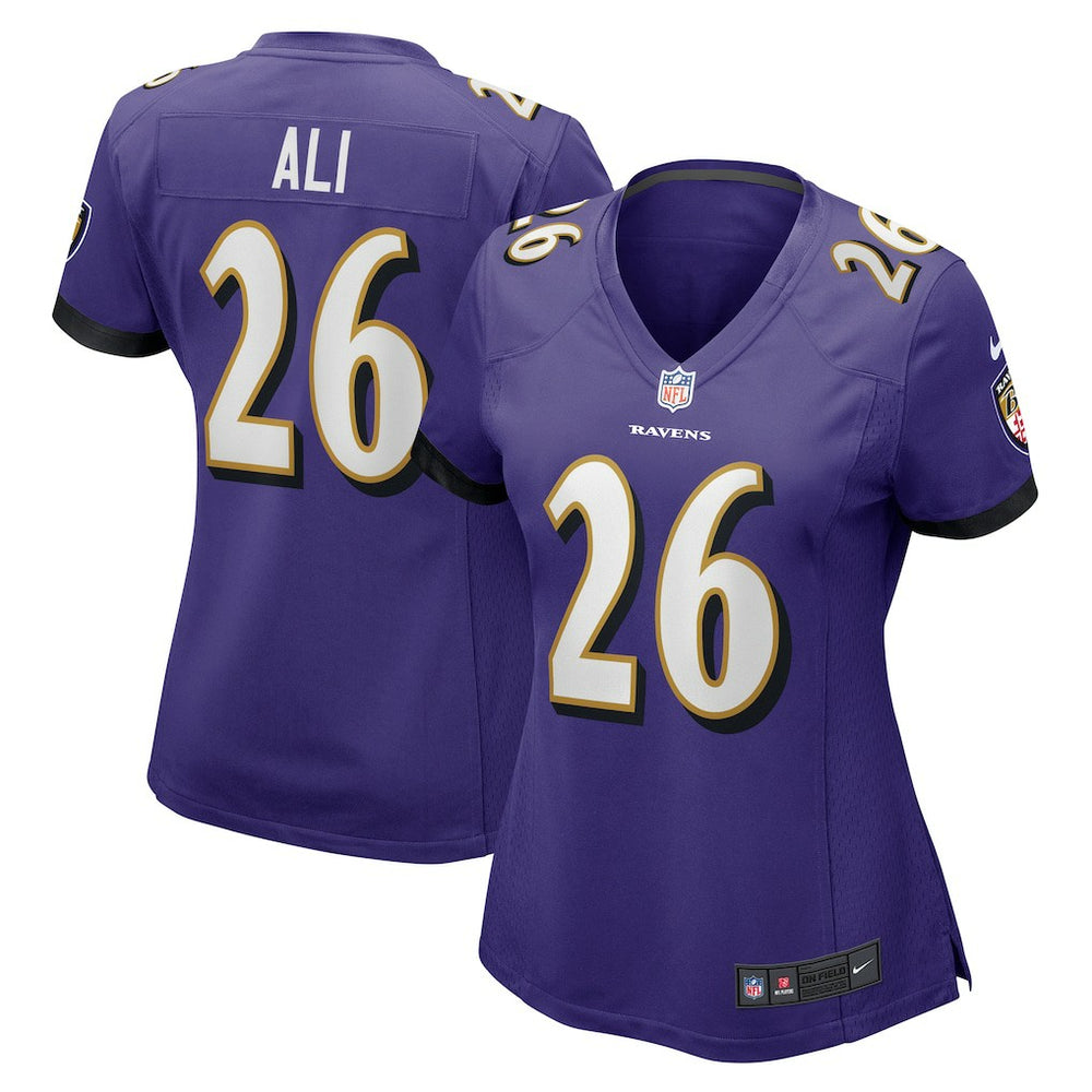 Nike Rasheen Ali Baltimore Ravens Women's Game Jersey Purple
