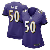 Nike Adisa Isaac Baltimore Ravens Women's Game Jersey Purple